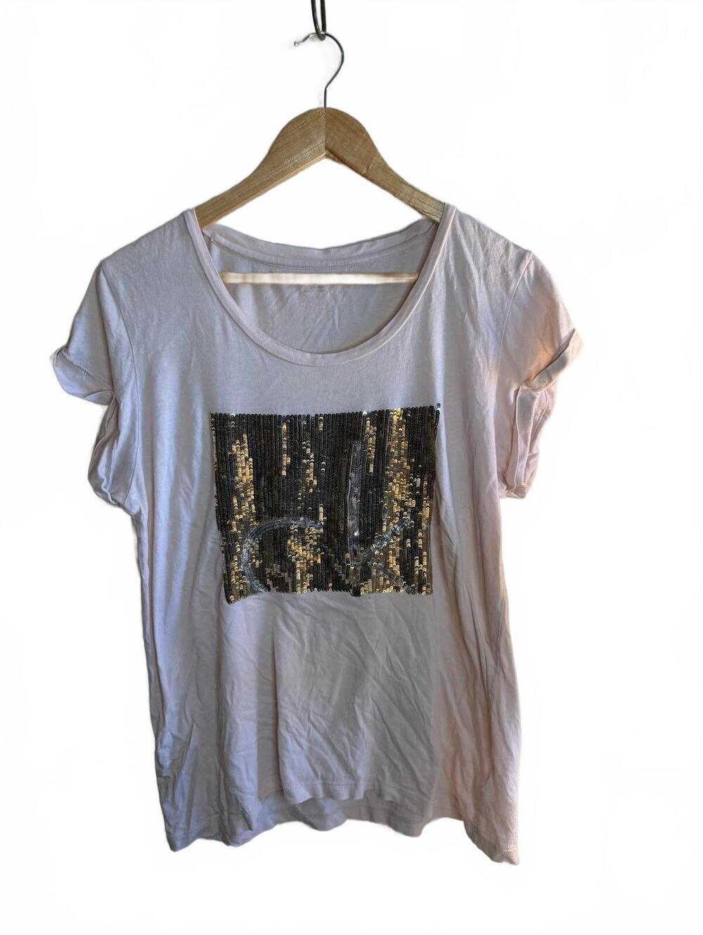 calvin klein's Light pink Sequin Embellished Women's shirt